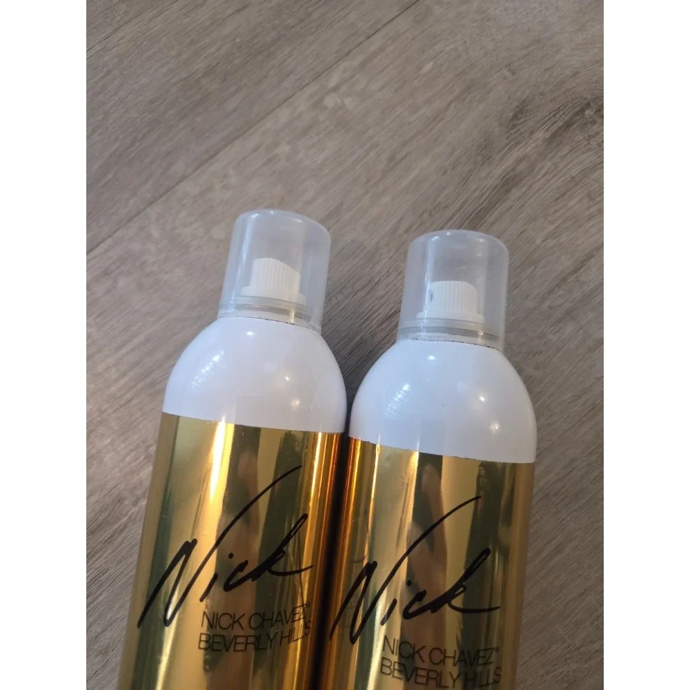 Nick Chavez Hair Spray Ultimate Shine Conditioning Silk Extracts Diva 2 Pack